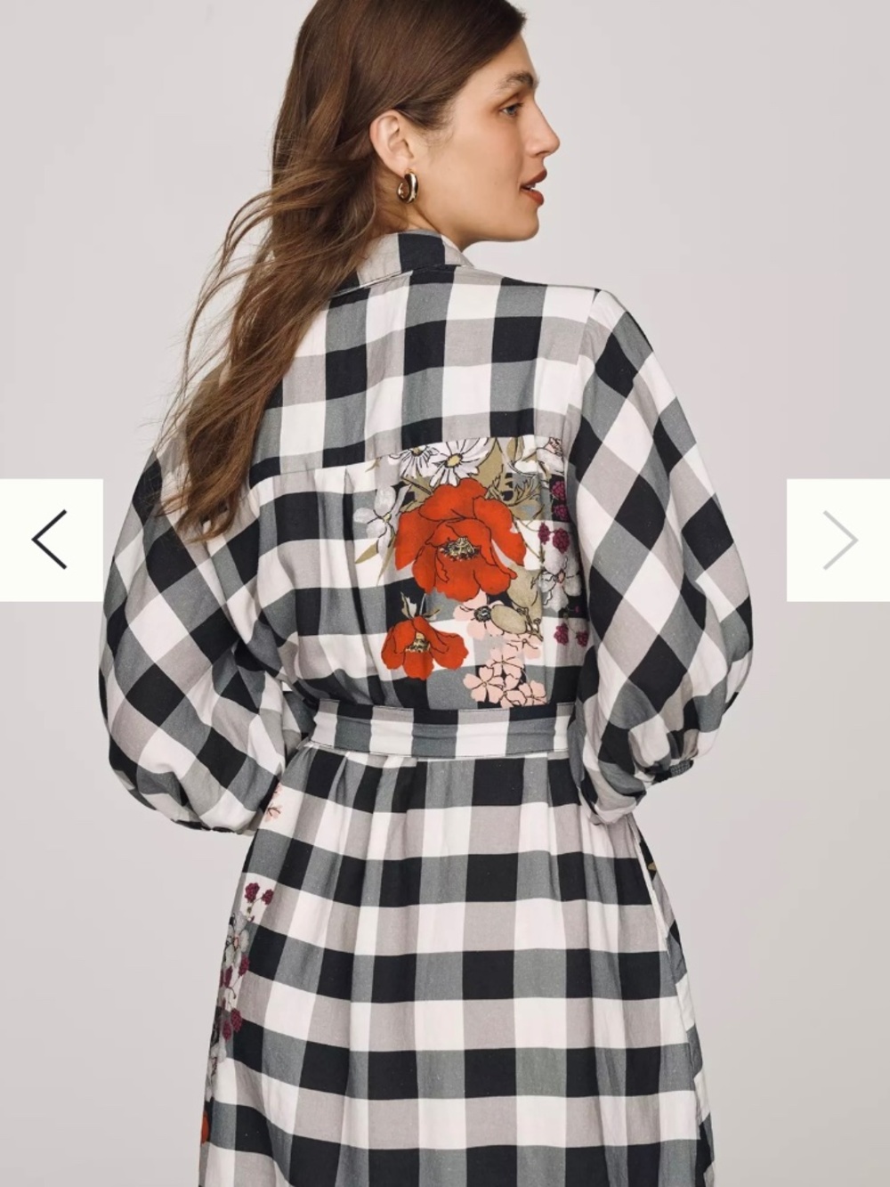 Anthropologie Maeve Mona Linen Blend Mini Shirtdress NWT Large - Picture 2 of 16